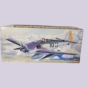 Model Airplane By Hasegawa.  Focke-Wulf FW 190F-8/R16 with BT400 -- ITEM #4014